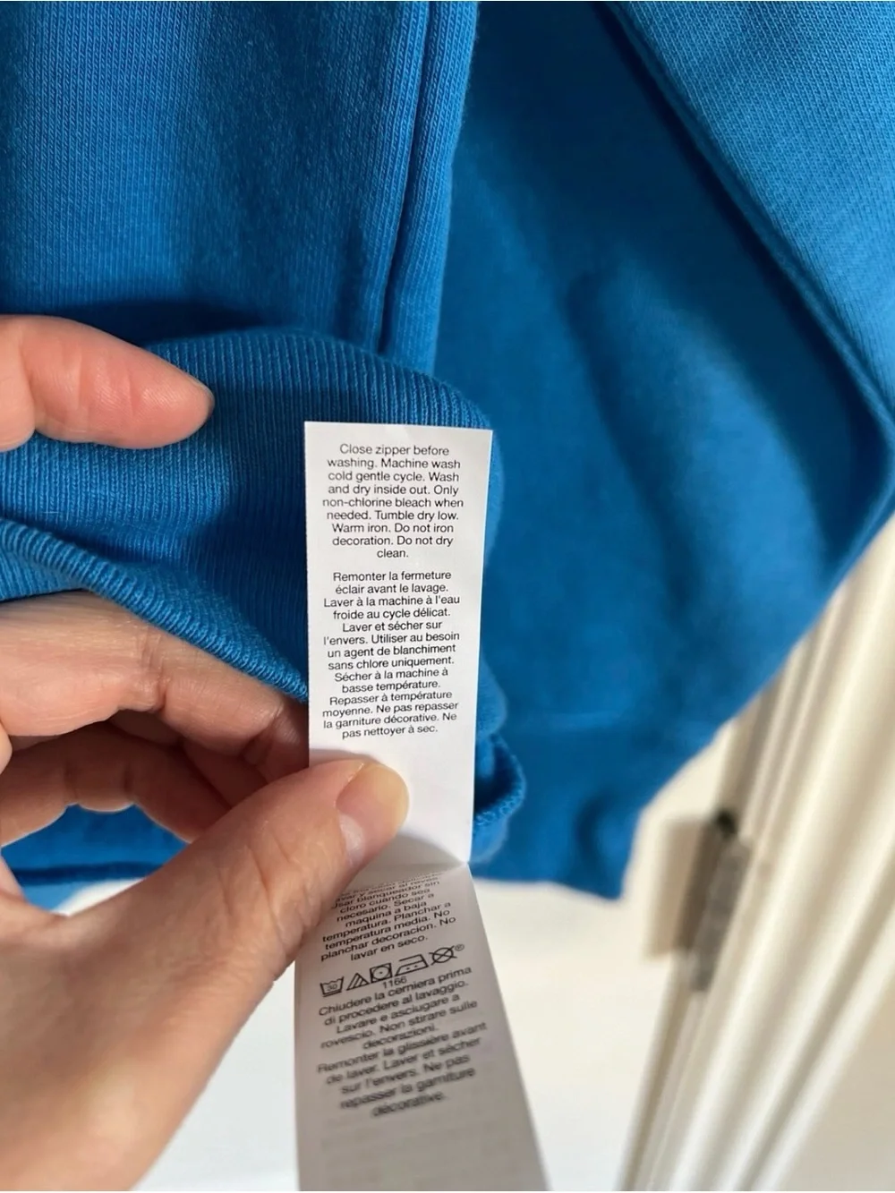 Gap Boys Bright Blue Full-Zip Hoodie with Logo